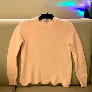 XS J. Crew light pink sweater
